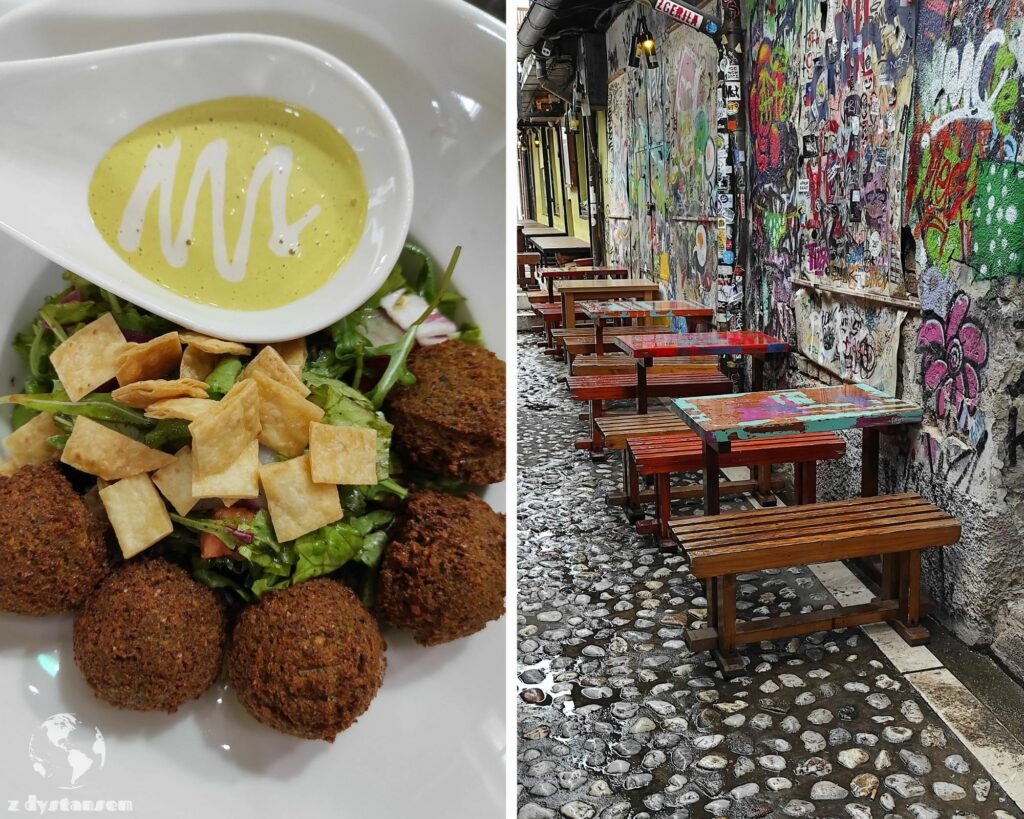 wege falafel w centrum Sarajewa