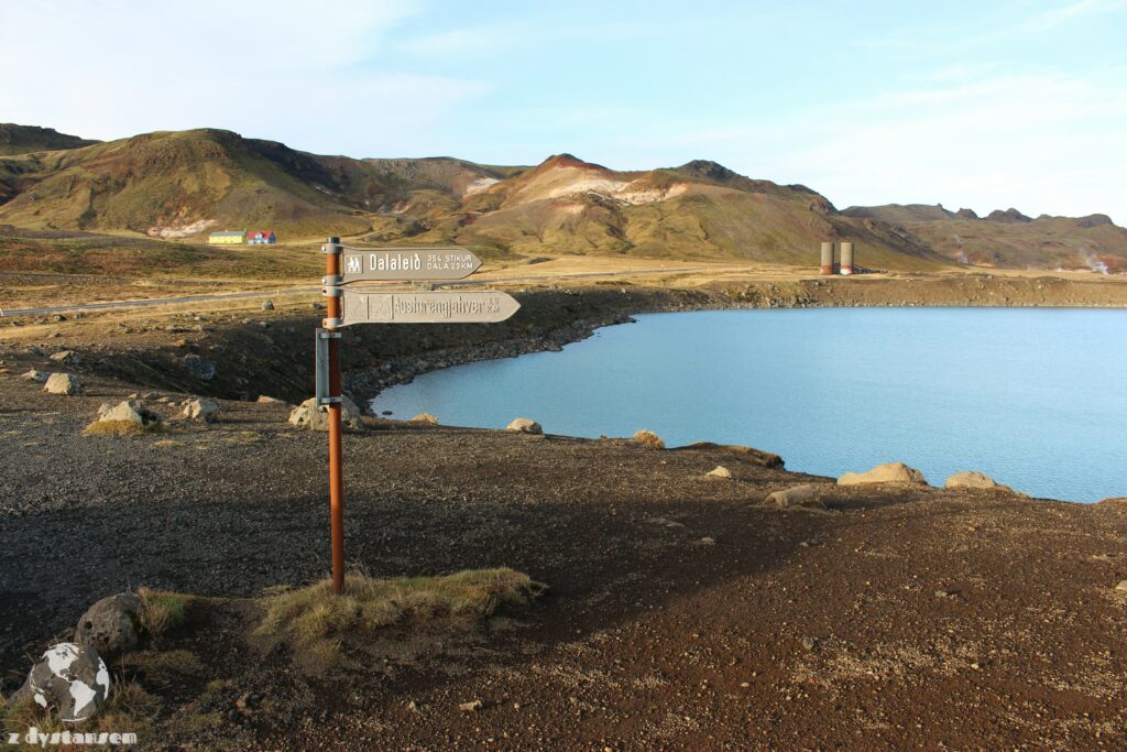 Islandia - jezioro Gigvatnsvatn