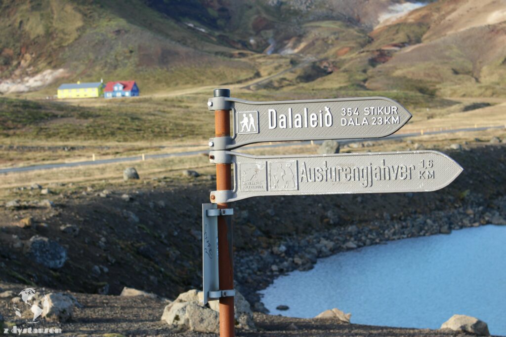 Islandia - jezioro Gigvatnsvatn