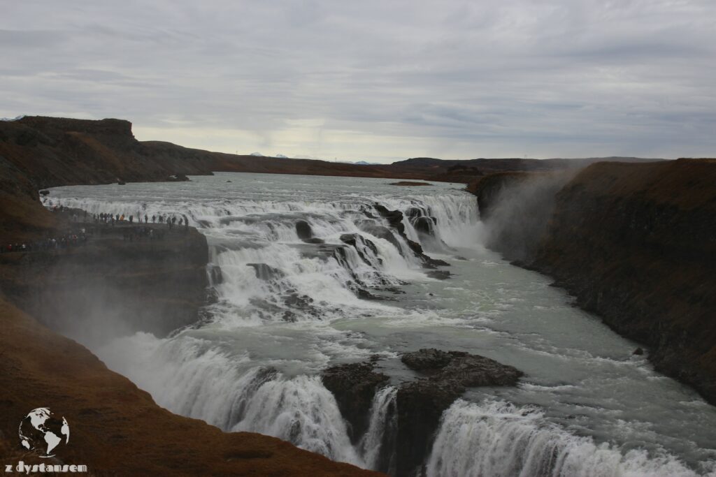 Złoty Krąg - Islandia - Gullfoss