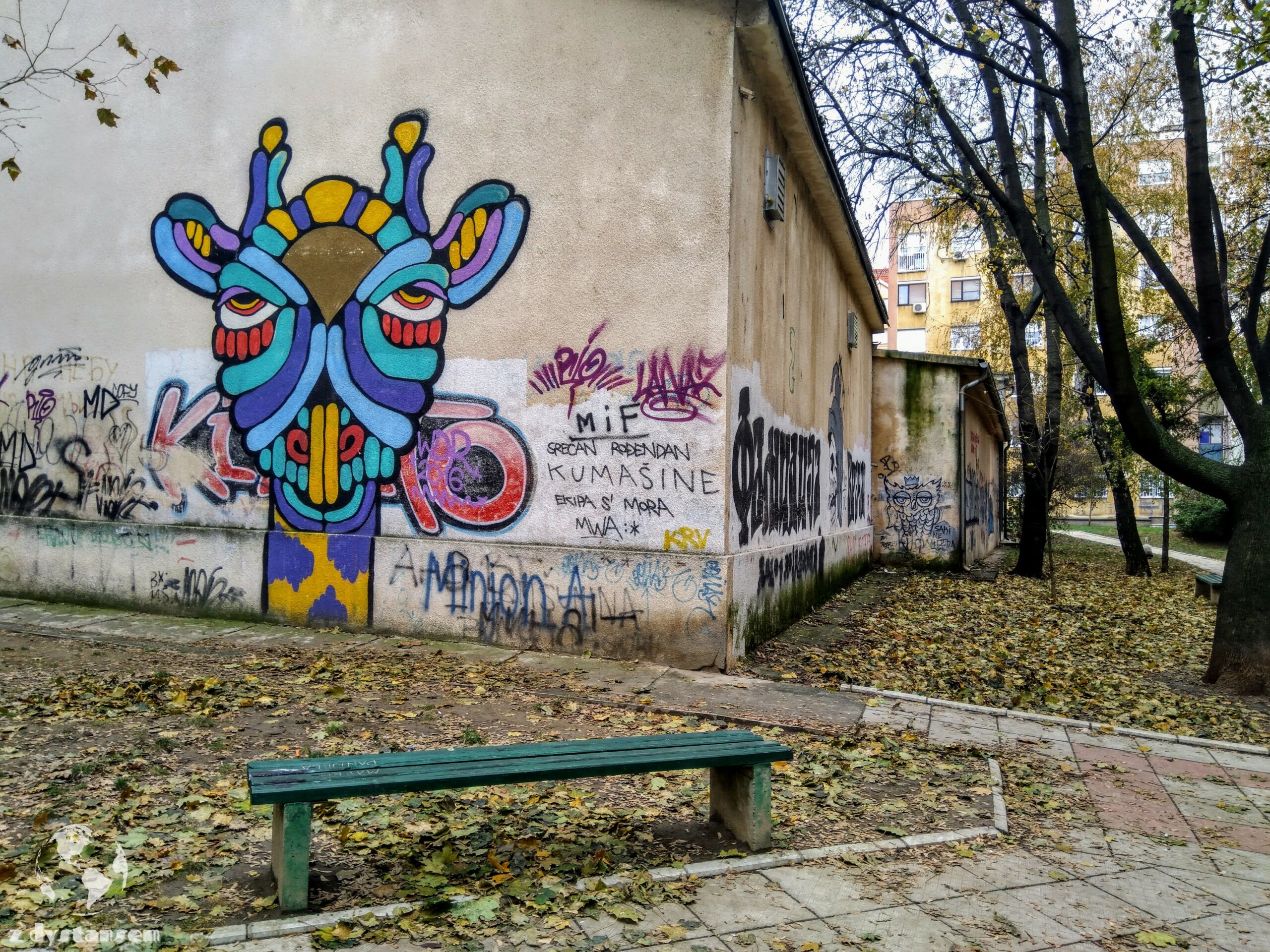 Murale w Belgradzie